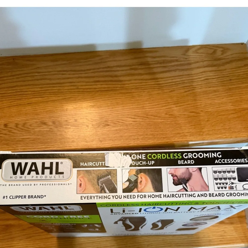 Wahl Li-ION MAX Cordless Haircutting & Beard Grooming Kit Open Box Missing USBC